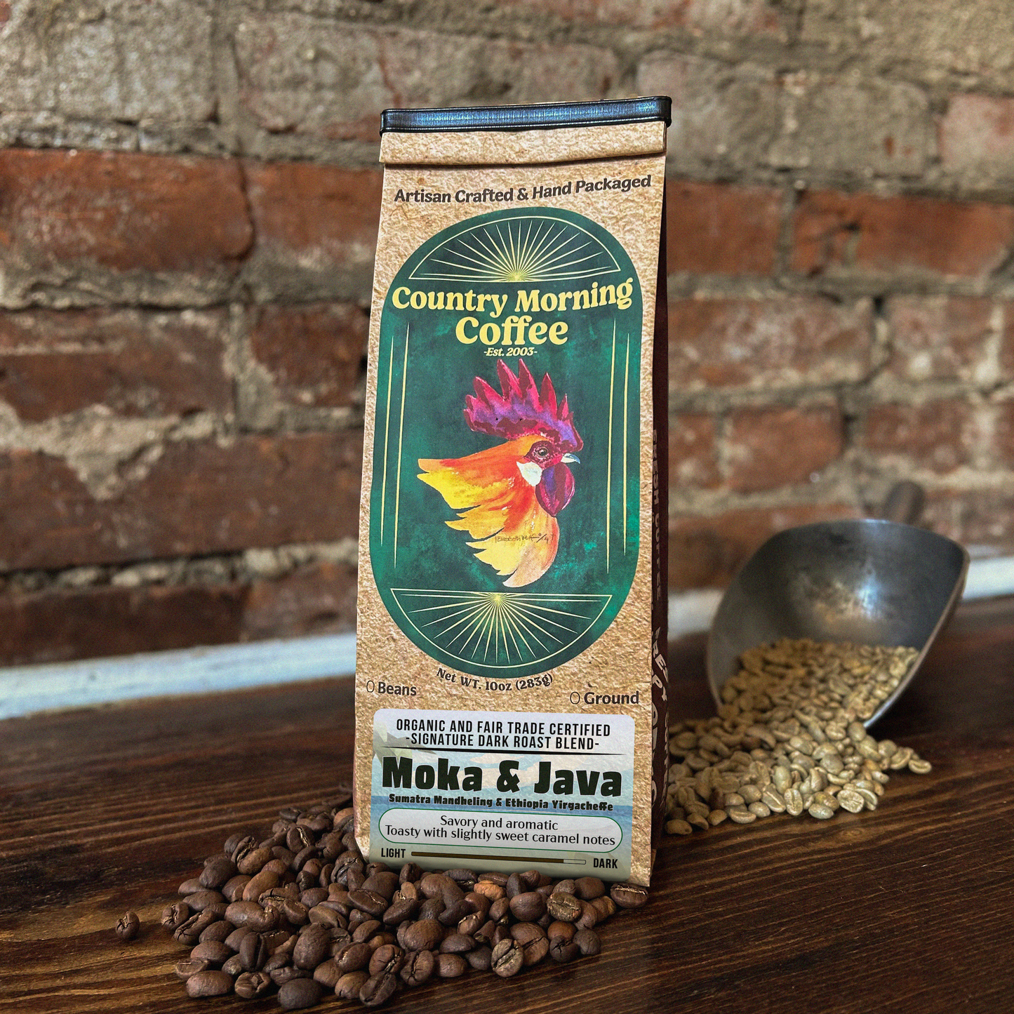 Organic and Fair Trade Certified Moka & Java